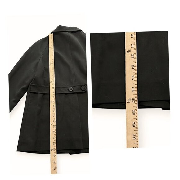 See by Chloe Black Cotton‎ Pea Coat/Jacket, Size US10/Italy 46 - Picture 15 of 16